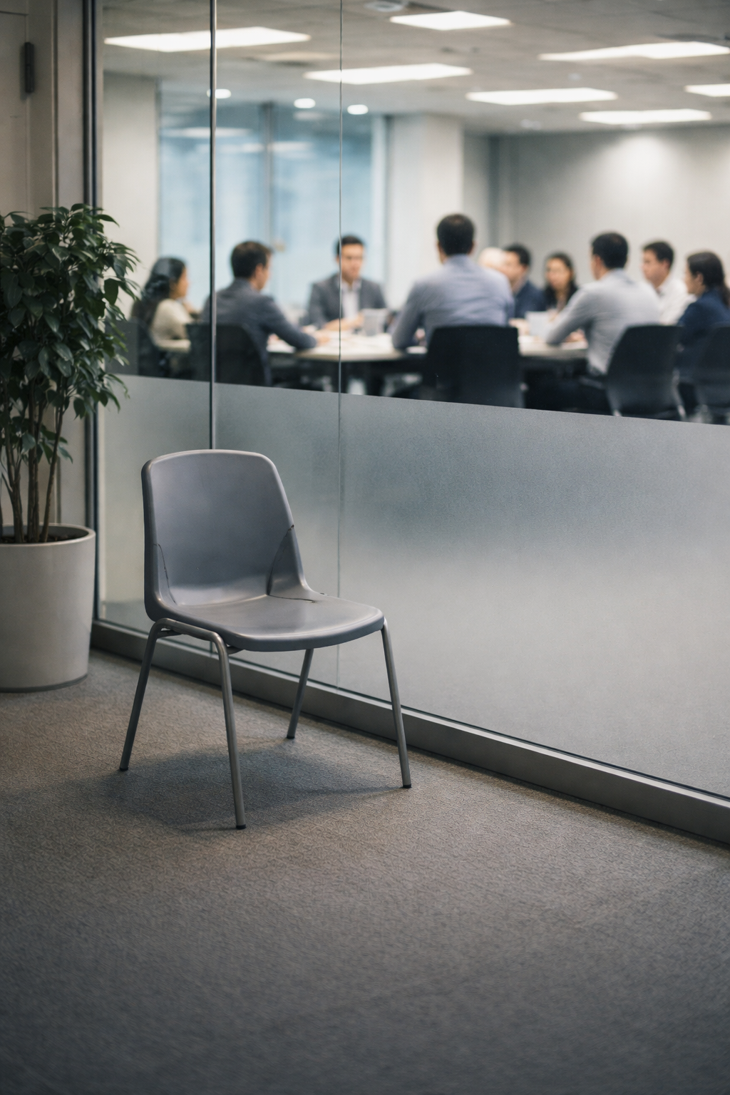 The Chair Outside the Meeting Room
