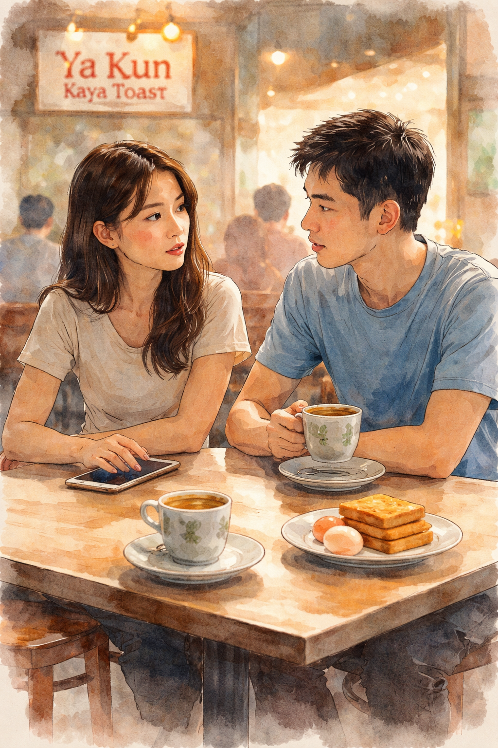 An ordinary breakfast.