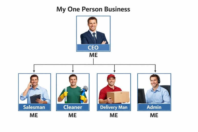 My organisation chart.