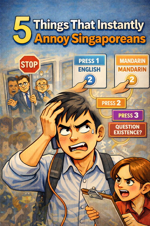 5 Things That Instantly Annoy Singaporeans
