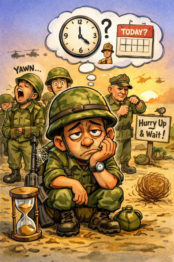 The Art of Waiting for Nothing